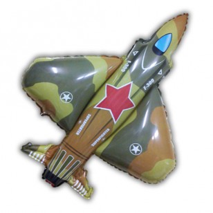 Camouflage Military Jet Airplane Supershape Balloon